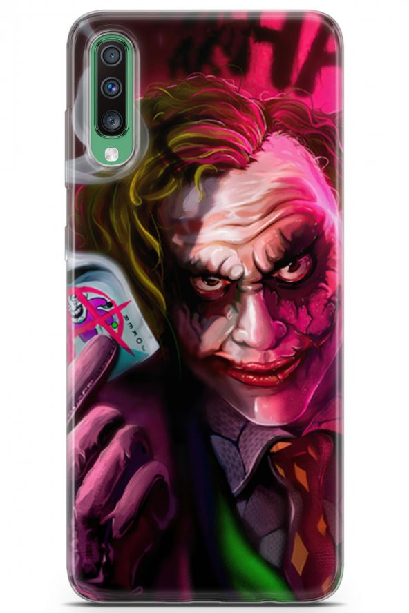Samsung Galaxy A50 Uyumlu Kılıf Dc 23 Joker Kart Telefon Kabı Çok Renkli
