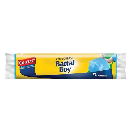 Koroplast Battal Boy Çöp Torbası 72x95 cm (10 lu Paket) ürün görseli 1