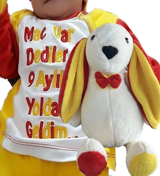 Fanatik Miniklere Özel Peluş Uyku ve Oyun Arkadaşı Bunny Tavşan -65 cm - 5