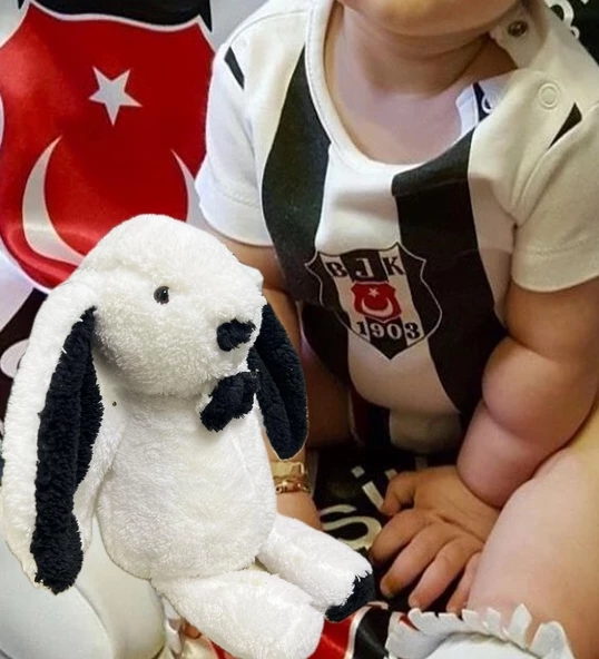 Fanatik Miniklere Özel Peluş Uyku ve Oyun Arkadaşı Bunny Tavşan -65 cm - 10