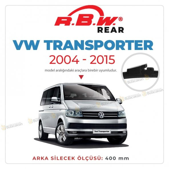 RBW Volkswagen Transporter 2004 - 2015 Arka Silecek