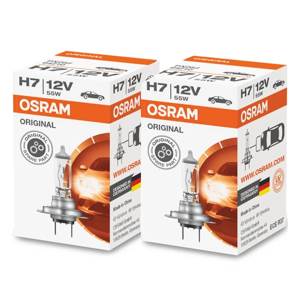 Osram 64210 H7 12V 55W Standart Ampül Alman Üretim 2 ADET - 3