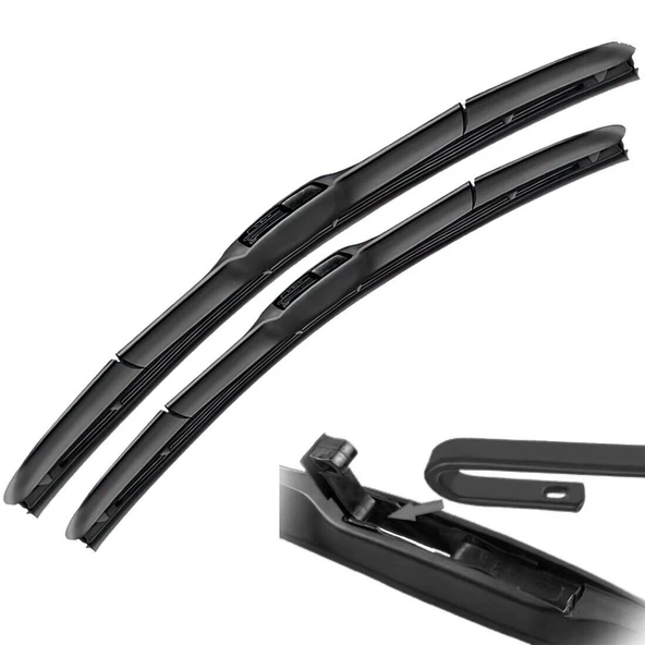 RBW Hybrid Ön Silecek Takımı BMW X3 E83 2003-2010 ile uyumlu - Resim 2