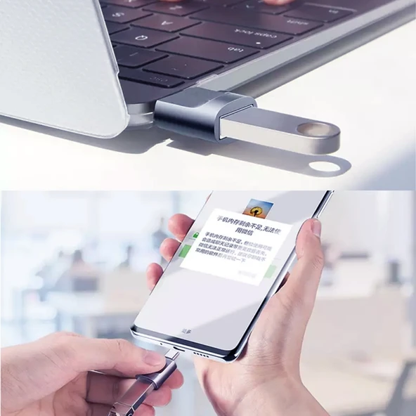 Type C USB 3.0 Dönüştürücü USB 3.0 5Gbps Hızlı OTG Çevirici Dönüştürücü Adaptör - Resim 4