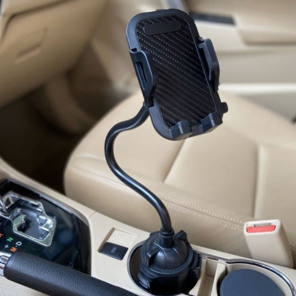 Bardaklık Telefon Tutucu Oto Araç Bardaklık Telefon Tutucu Holder - 3