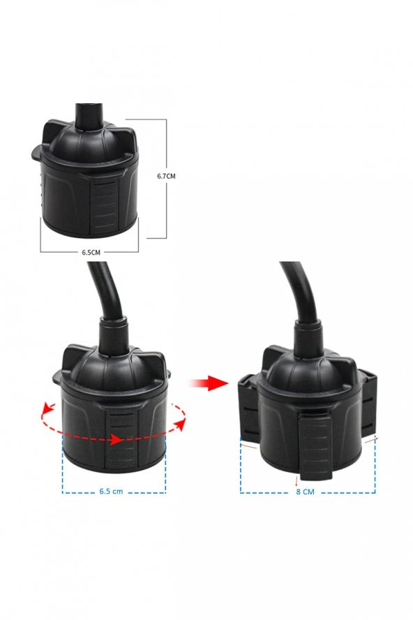 Hld09 360° Dönebilen Araç Içi Telefon Tutucu Holder - 3