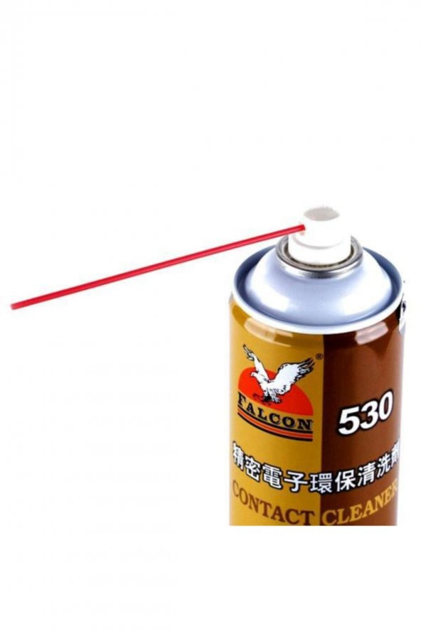 530 Yağsız Kontak Sprey Büyük Boy Pipet Başlığı Yanında Elektronik Temizleme Sprey 550 ml - 2