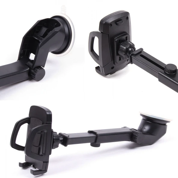 Uzanabilir Vantuslu Araç Telefon Tutucu Sunix Hld-08 - 3