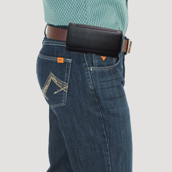 Oppo A72 Kemer Kılıfı Bele Takılan Kemer Kılıf Bel İçin Yan 17cm - Resim 3