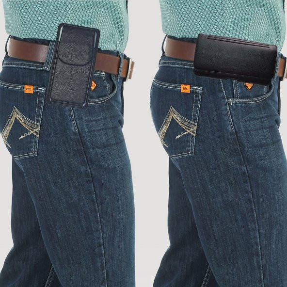 iPhone X - XS Bel Kemer Kılıfı  Kemere Takılan Kılıf iPhone XS - X Kapaklı Kılıf - Resim 3