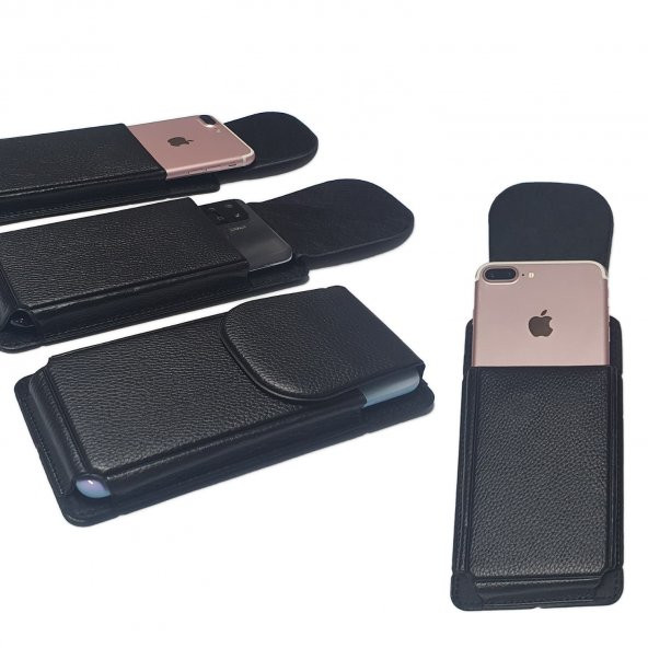 Kemer Kılıfı iPhone 7 Plus - 8 Plus için Kemere Takılan Telefon Kılıfı Bel Kemer Kılıfları Kapaklı - Resim 3