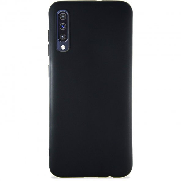 Samsung Galaxy A30S Kılıfı Silikon Kapak Kılıf - Siyah