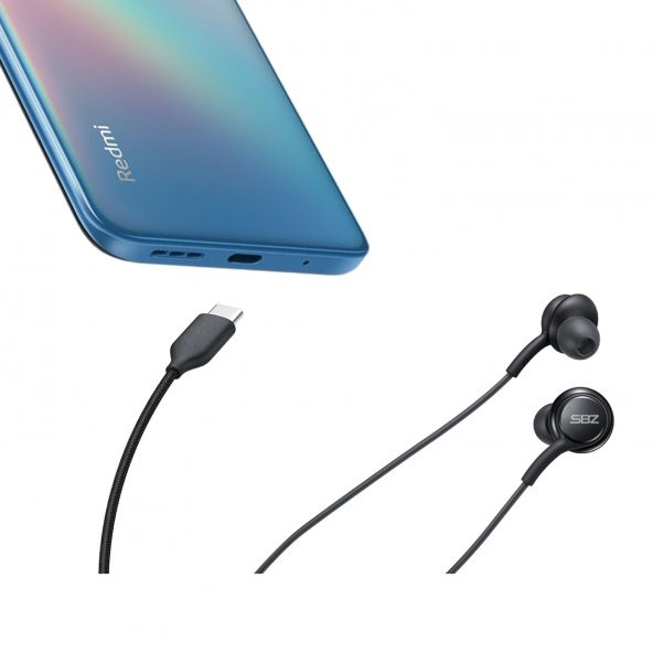 Redmi 10 - 10C - Redmi 10 5G Uyumlu TYPE-C Kulaklık ürün görseli