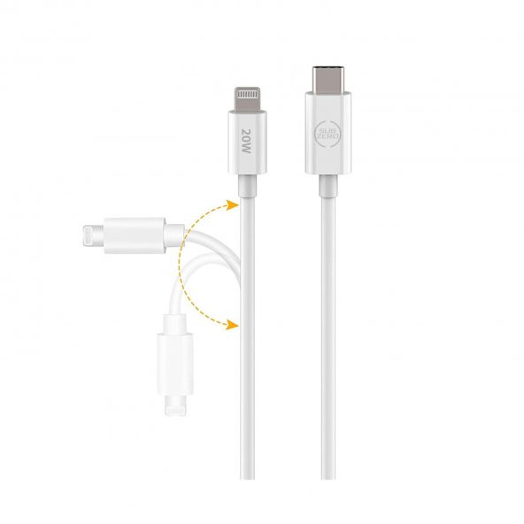 iPhone 2 Metre 20W Yeni Nesil Hızlı Şarj Kablosu TYPE-C - Ligtning PD 20W 2 Metre - 3