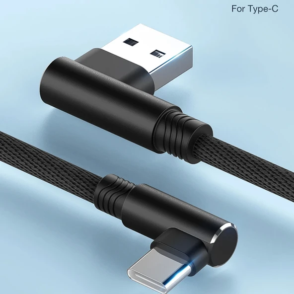 Uzun Type-c Hızlı Usb Şarj Data Kablosu 3 Metre - 4