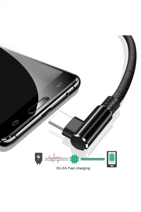 Uzun Type-c Hızlı Usb Şarj Data Kablosu 3 Metre - 3