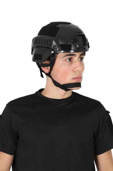 Single Sword Tactical Airsoft Kompozit Başlık, Koruyucu Kask - 9