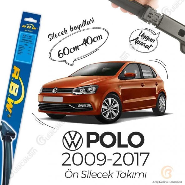 Volkswagen Polo Muz Silecek Takımı (2009-2017) RBW