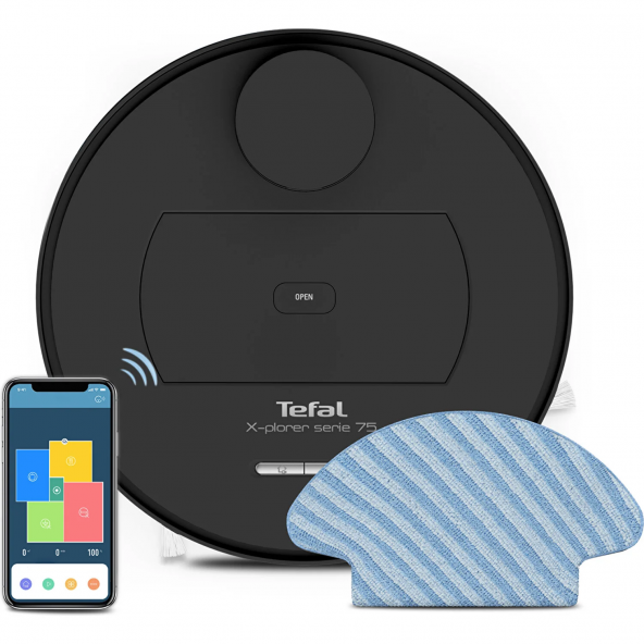 Tefal RG7675 X-Plorer Serie 75 Mop Özellikli Akıllı Robot Süpürge