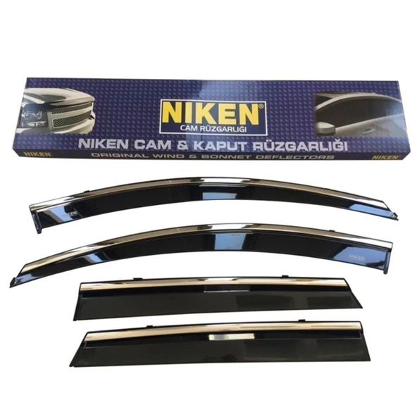 Niken Kromlu Cam Rüzgarlığı Renault Megane 4 Sedan 2016-2021 ile uyumlu