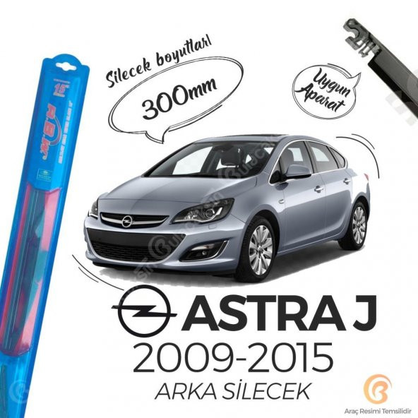 RBW Opel Astra J 2009 - 2015 Arka Silecek