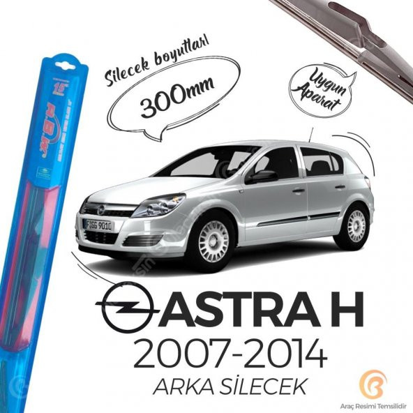 RBW Opel Astra H 2004 - 2013 Arka Silecek