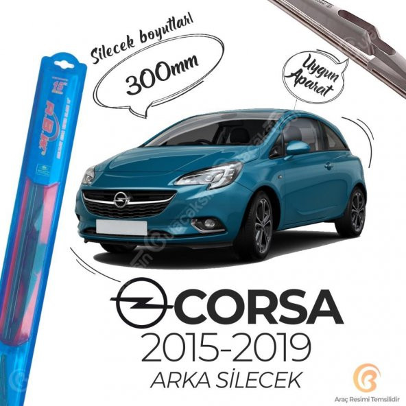 Silecek Opel Corsa E 2015-2019 ile uyumlu