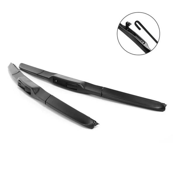 İnwells Hibrit Silecek Takımı Chrysler 300M 1998-2004 ile uyumlu - Resim 2