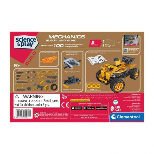 Clementoni Mekanik Laboratuvarı Buggy ve Quad 75077TR - 5