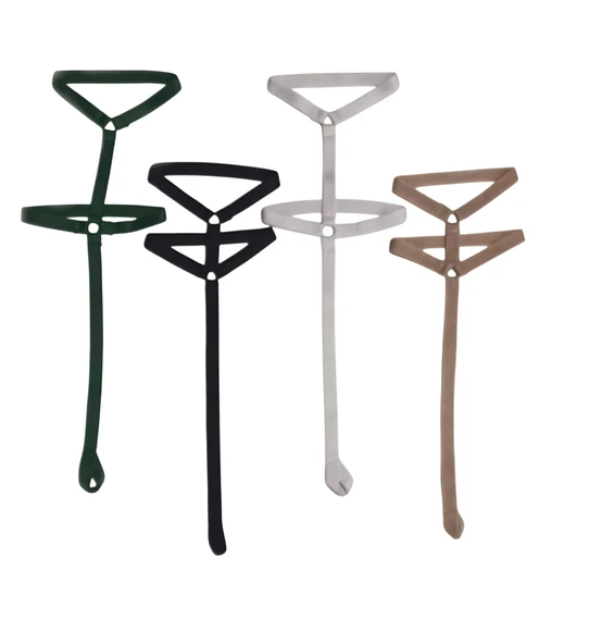 ASM1195 Kadın 4 lü Farklı Renklerde Zarif Ayak Aksesuarı