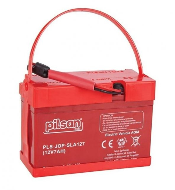 Pilsan 12 Volt 7 Amper Akü 12v7ah Ranger Snappy Orjinal Akülü Araba Aküsü - 2