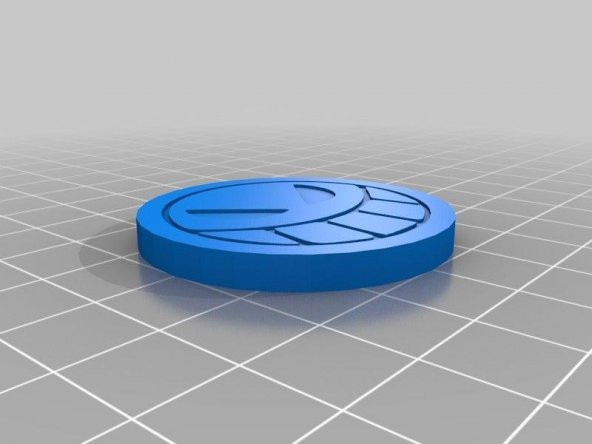 İki Taraflı Ateş Yumruğu Ace Coin Aksesuar Organik Plastik