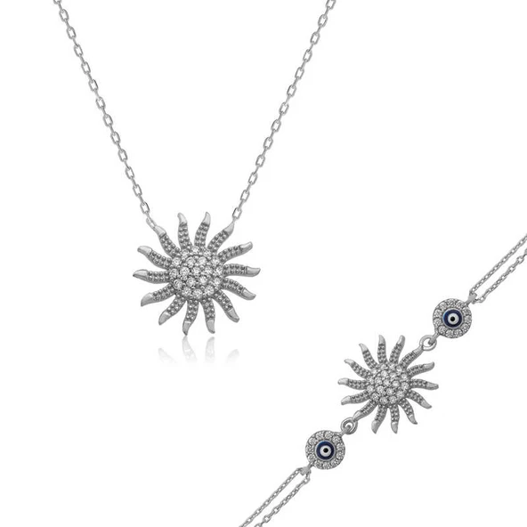 Gümüş Güneş Bayan Set SL2977