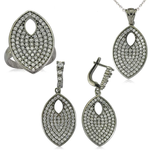 Gümüş Mekik Bayan Set  SL2299 - Resim 2