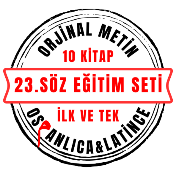 Yirmiüçüncü Söz Eğitim Seti (10Kitap) - 2