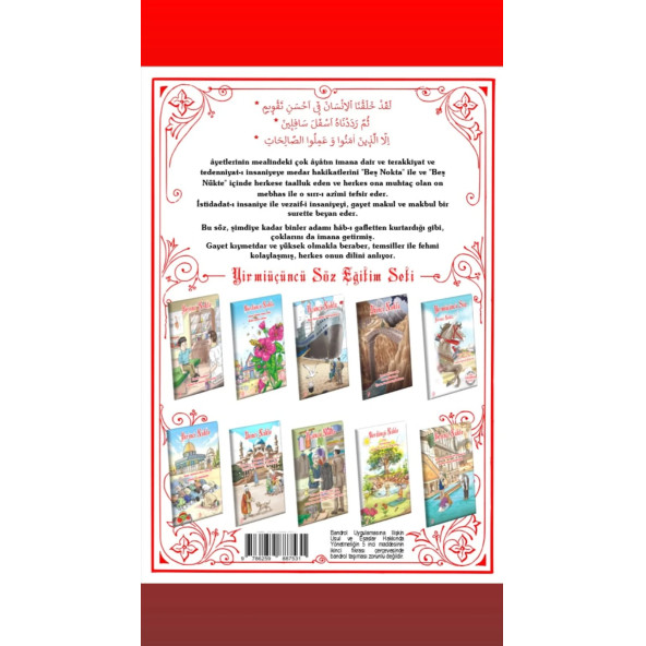 Yirmiüçüncü Söz Eğitim Seti (10Kitap) - 9