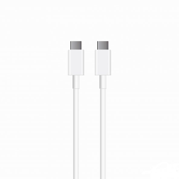 Samsung Nothing Phone (1) TA800N 25W Şarj Aleti 5A 65W Type-C to Type-C 3Metre Kablolu Beyaz - 3