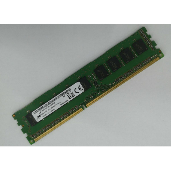 Micron 8GB DDR3 1600MHz ECC RAM MT 2Rx8 PC3-12800E MT18JSF1G72AZ-1G6E1ZG 1.5v SERVER RAM BELLEK - 1