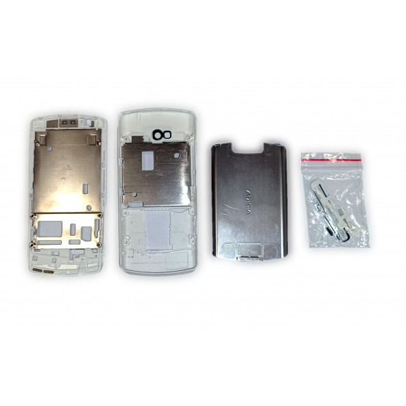 Nokia N700 Kasa Kapak Tuş Takımı N700 Uyumlu Beyaz Renk Orta Kasa Ön Kapak Arka Kapak Tuş Takımı - 3
