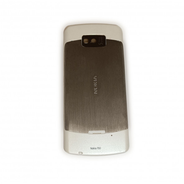 Nokia N700 Kasa Kapak Tuş Takımı N700 Uyumlu Beyaz Renk Orta Kasa Ön Kapak Arka Kapak Tuş Takımı - 5