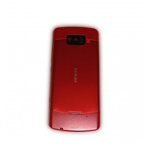 Nokia N700 Kasa Kapak Tuş Takımı N700 Uyumlu Kırmızı Renk Orta Kasa Ön Kapak Arka Kapak Tuş Takımı - 2