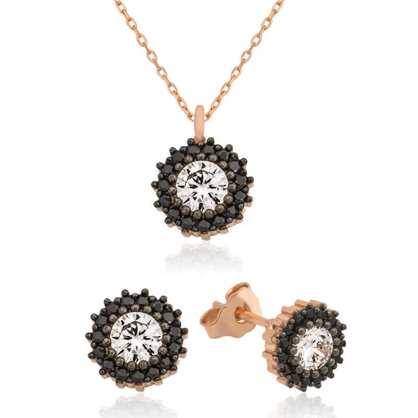 Gümüş Çiçek Tektaş Bayan Set SL4285 ürün görseli