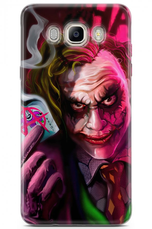 Samsung Galaxy J7 2016 Uyumlu Kılıf Dc 23 Joker Kart Telefon Kabı Çok Renkli - 1
