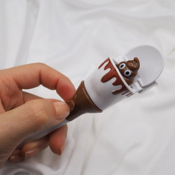 Hareketli Klozet Poo Tükenmez Kalem - Resim 4