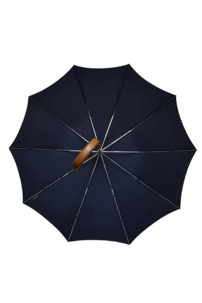 Snotline-April Erkek Baston Şemsiye Ahşap Sap Siyah Renk 100 Cm Çap - 6