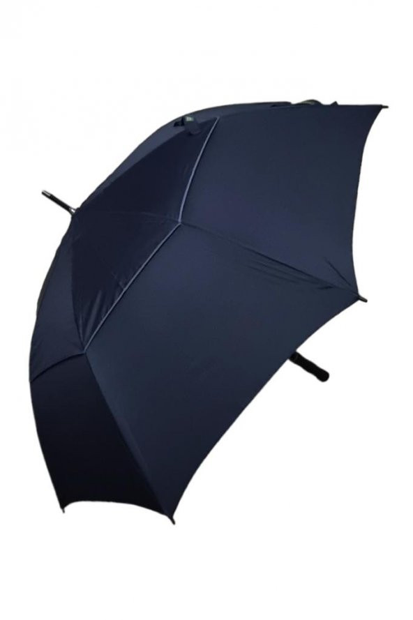Snotline-April Protokol Erkek Şemsiye Çift Tente 120 Cm Çap Siyah Renk Jumbo Boy