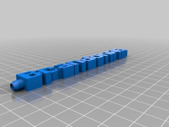 Benim Özelleştirilmiş 3Dnielsen Kalem Plastik Aparat