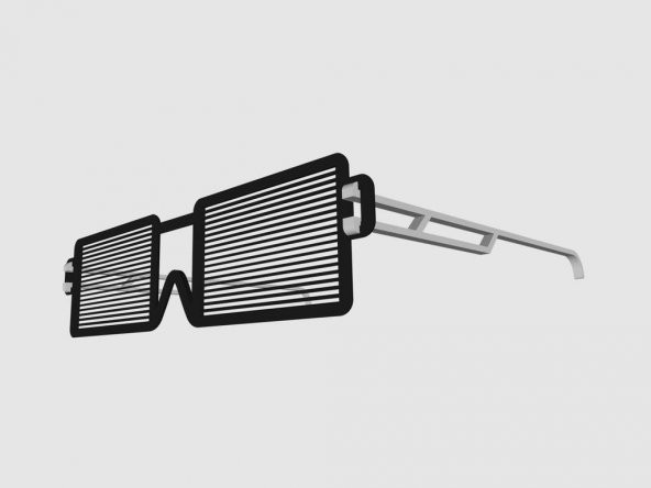 3D Baskılı Güneş Gözlüğü Plastik Aparat