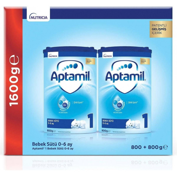 APTAMİL 1 NUMARA BEBEK SÜTÜ 1600GR (2X800)