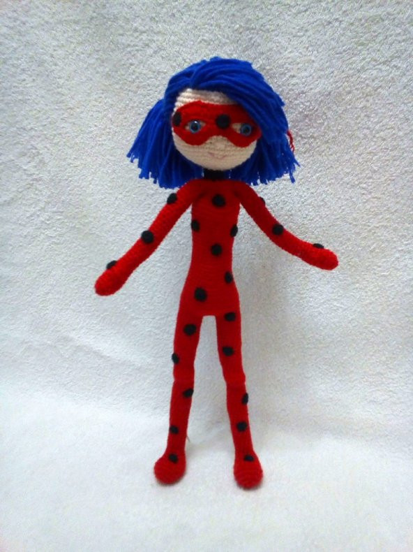 Mucize Uğur Böceği Kız Amigurumi Organik Oyuncak - 2